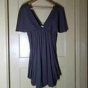 🎀 Gray Jersey short dress